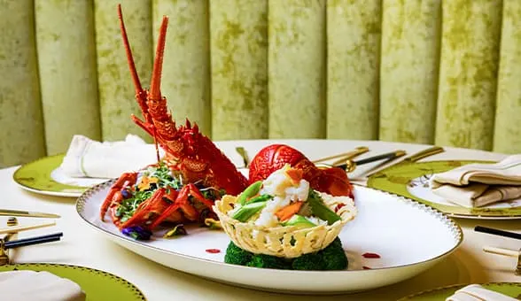 lobster on a plate